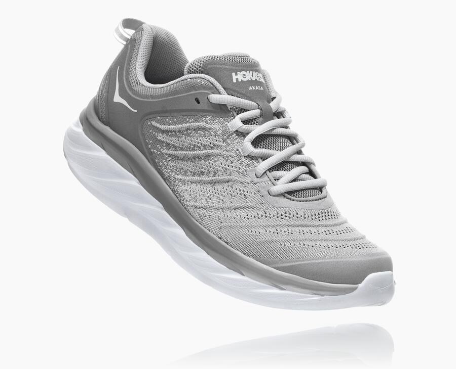 Zapatillas Running Hoka One One Hombre - Akasa - Gris - OEA243759